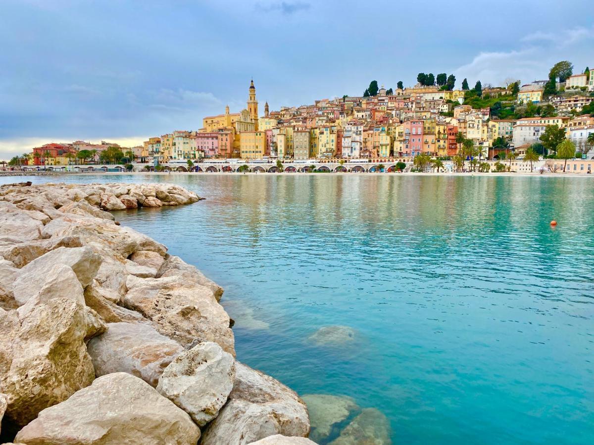 Les Glycines Apartman Menton Kültér fotó