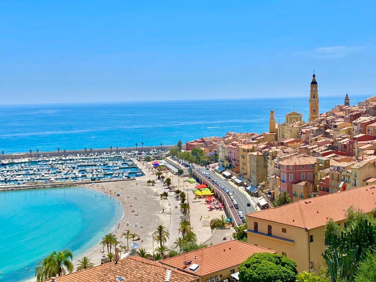Les Glycines Apartman Menton Kültér fotó