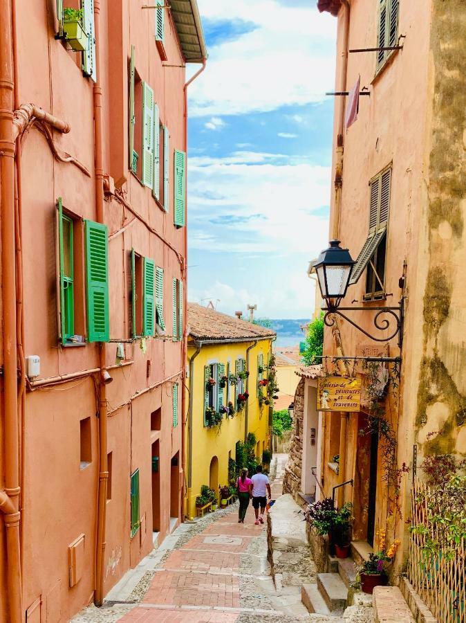 Les Glycines Apartman Menton Kültér fotó