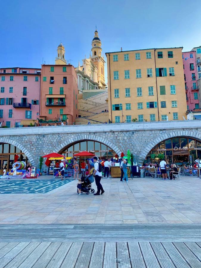 Les Glycines Apartman Menton Kültér fotó