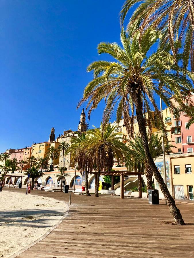 Les Glycines Apartman Menton Kültér fotó