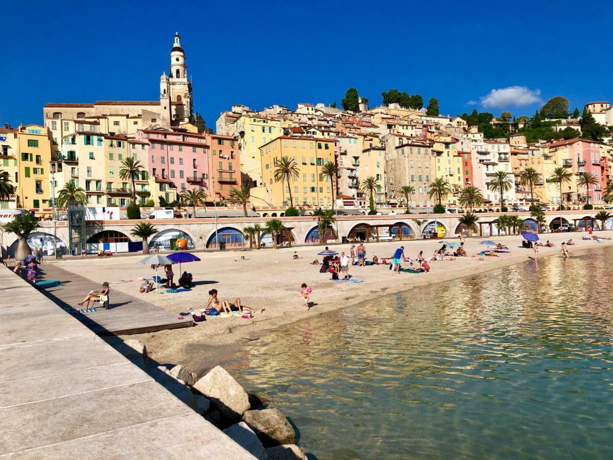 Les Glycines Apartman Menton Kültér fotó